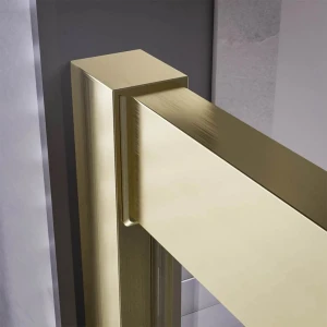 Душевой уголок Veconi Premium Trento PTC-20G 100х100 золото